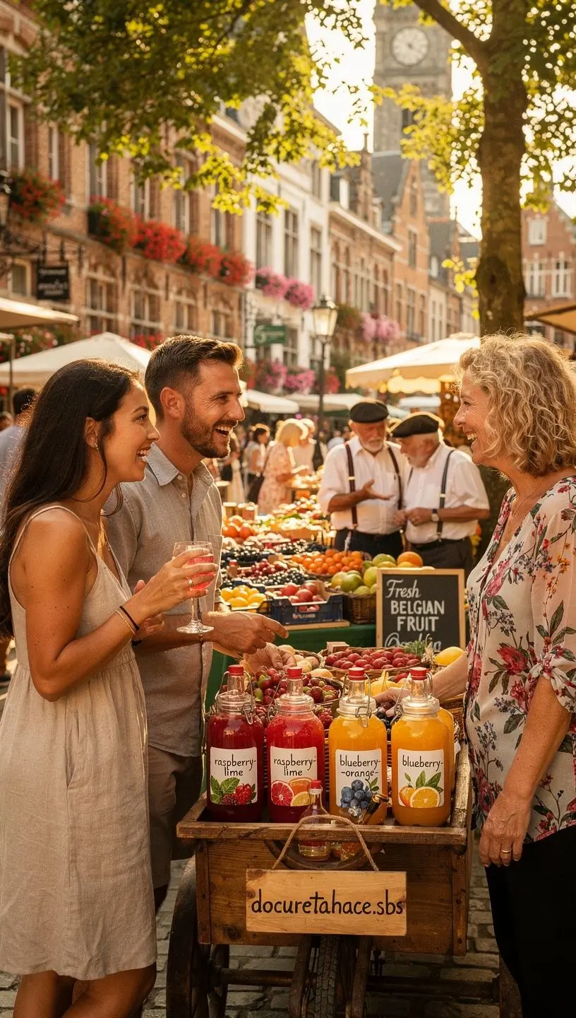 Groupe de fruits frais, incluant des framboises, des oranges et des citrons, sur une table.